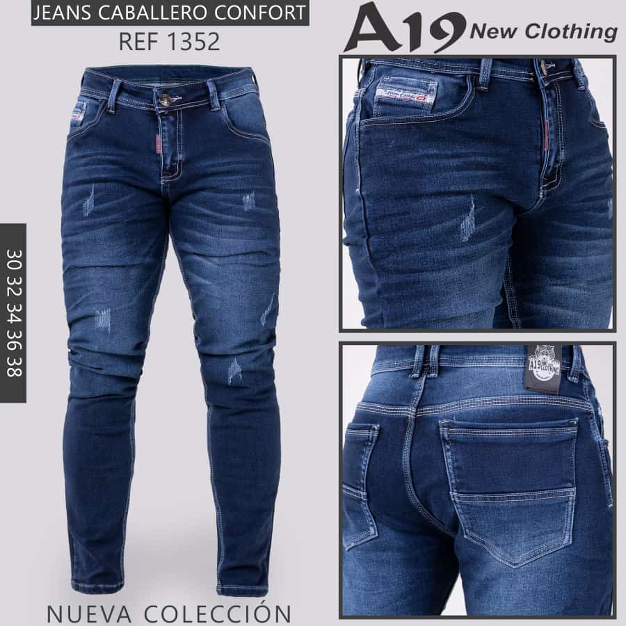 JEANS HOMBRE CONFORT 1352