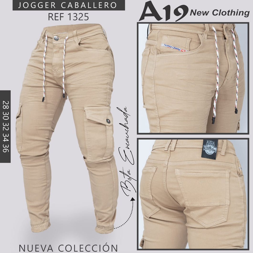 JEANS HOMBRE BEIGE CONFORT 1325